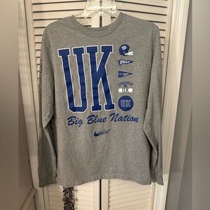 The Nike Tee University of Kentucky Wildcats UK soft long sleeve mens lg